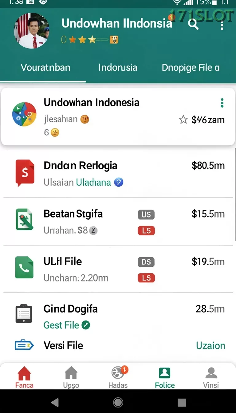 Cuplikan layar RVIP2 — aktivitas