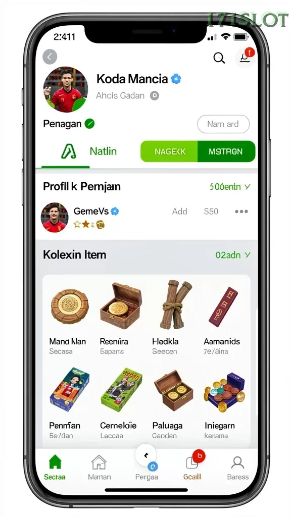 Cuplikan layar ORA78 — menu navigasi